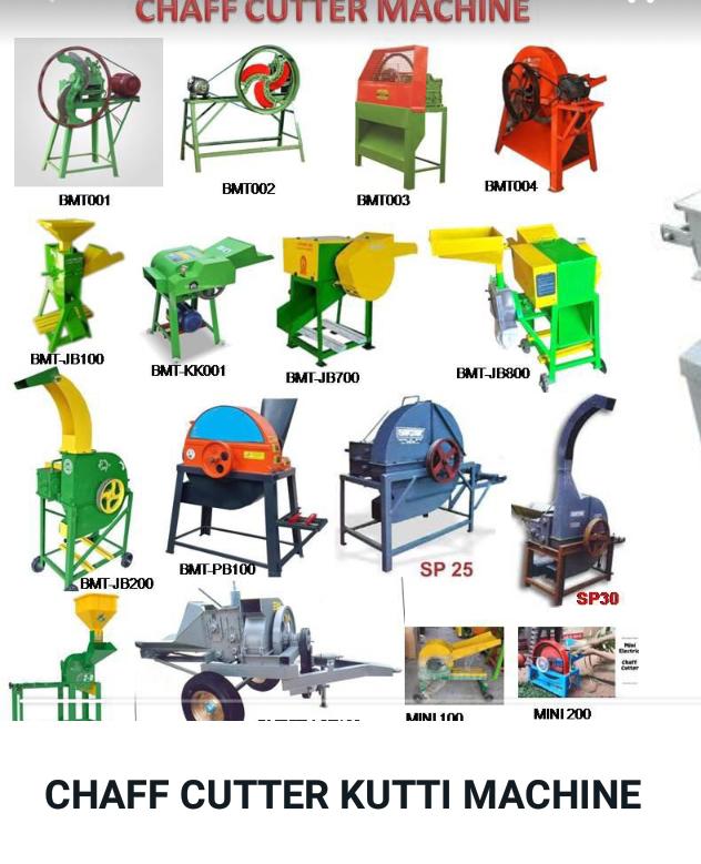 Chaff cutter machine